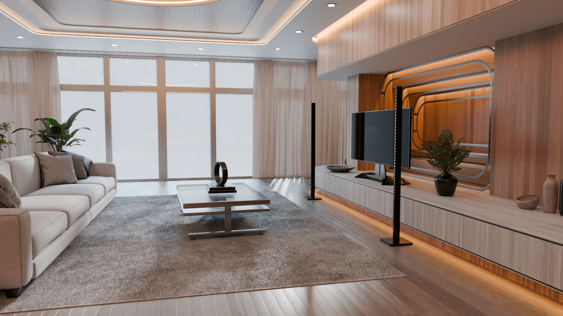 The Notes pair, black finish - landscape 1