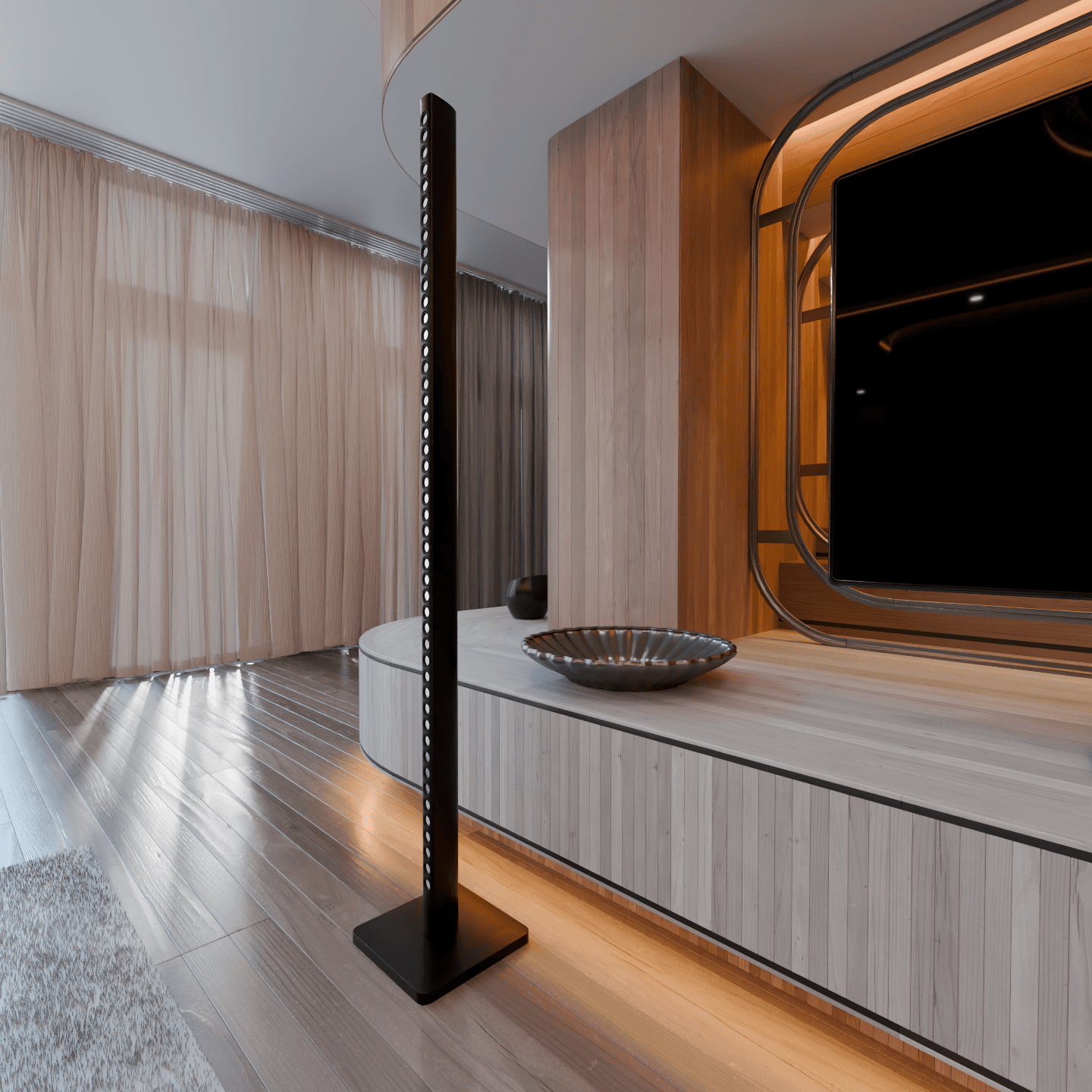 The Notes black finish, square view 1