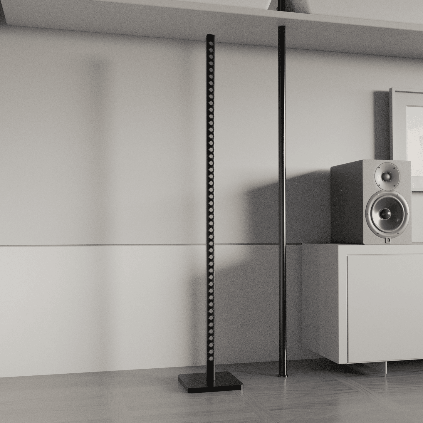 The Notes detail, black - square 2