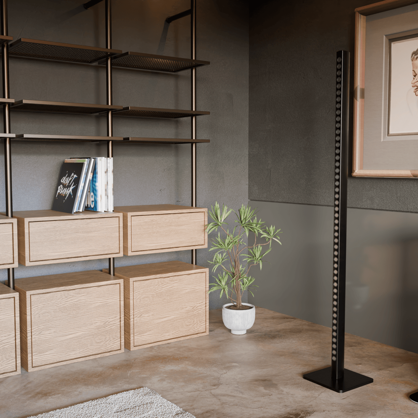 The Notes detail, black - square 3